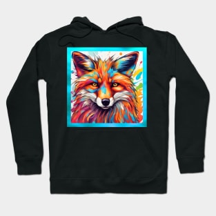 rainbow fox Hoodie